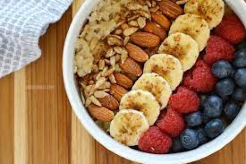 Oats with fruits